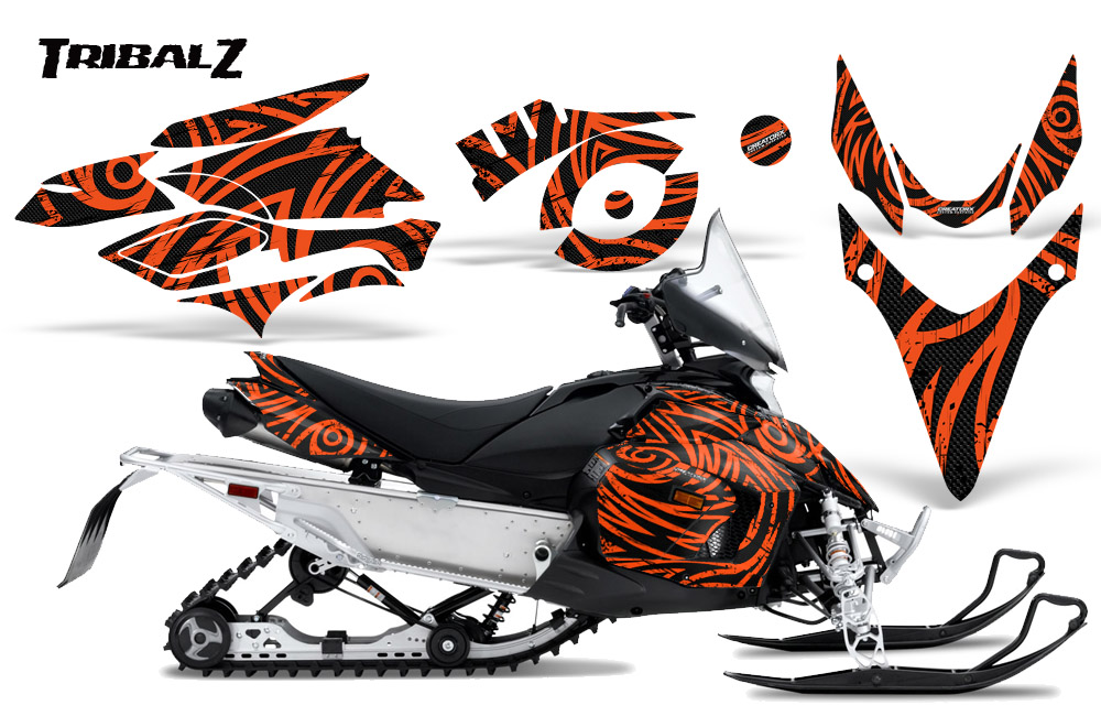 Yamaha Phazer Graphics TribalZ Orange